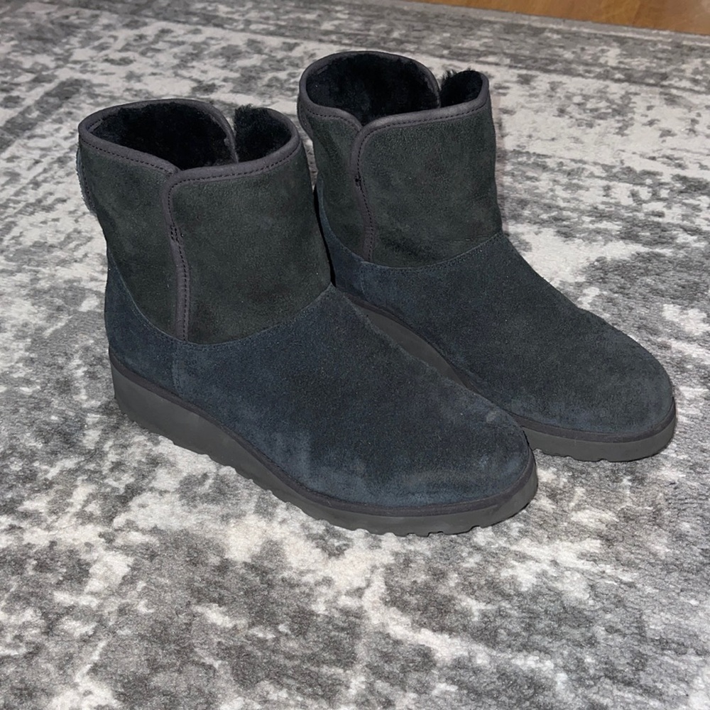 Lightly Worn Black Ugg Ankle boots